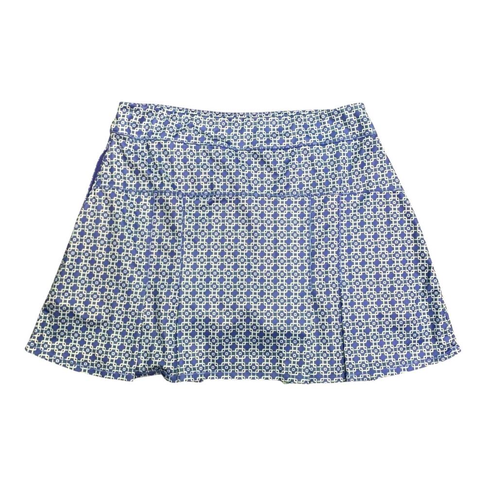Bermuda Sands Golf Skort Pleated Pull on style Geo Print sz XL Excellent‎ - Picture 2 of 5